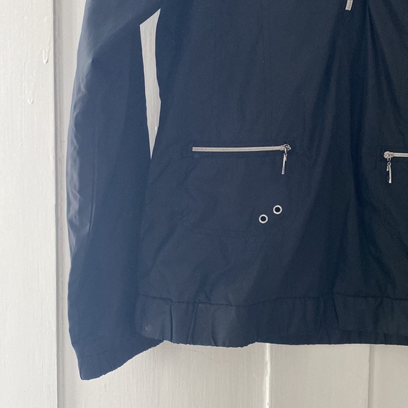 Stormpack Women’s Wind and Water Resistant Black 1/4 Zip Storm Jacket Size Small - Picture 4 of 6